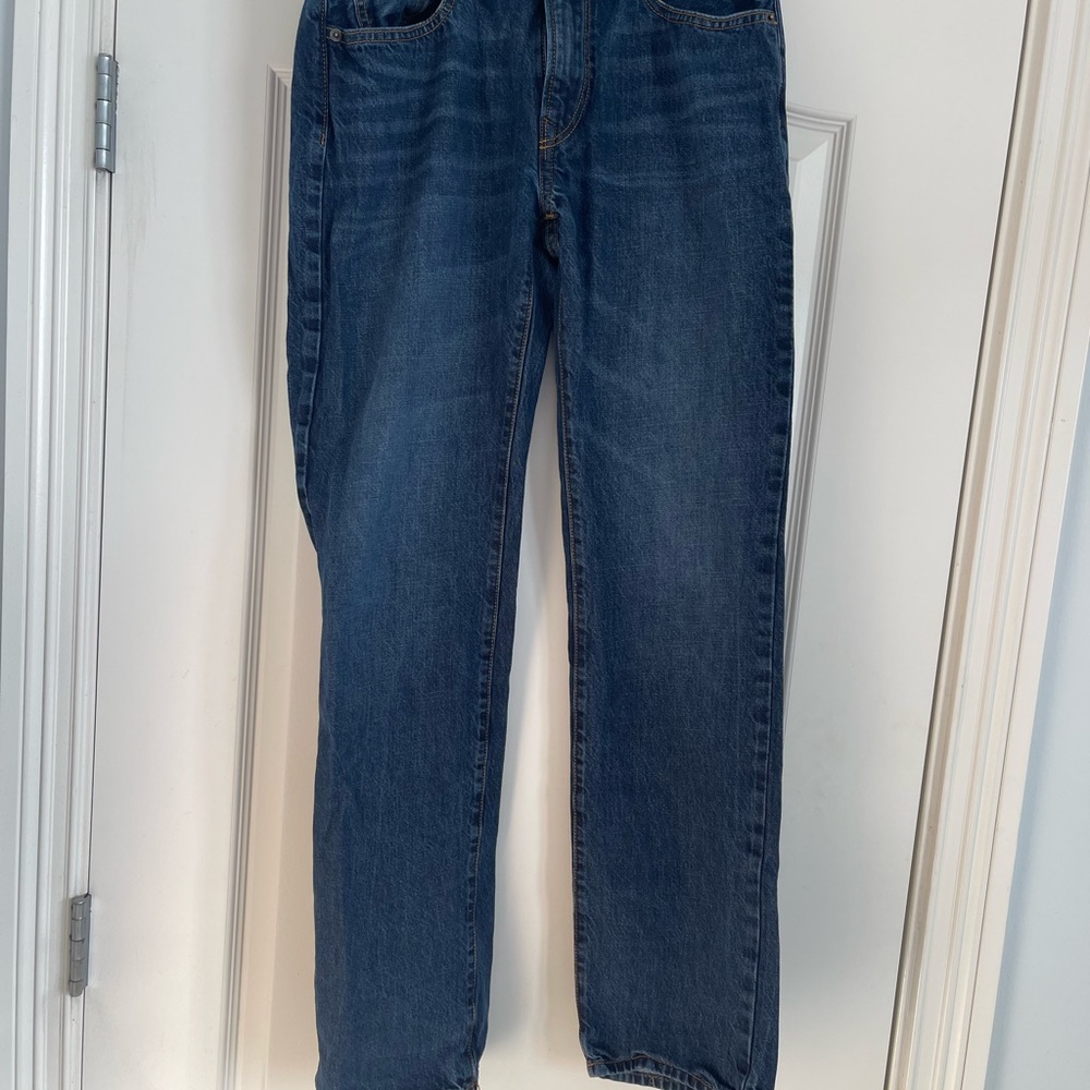 GAP straight Dark Blue Jeans 30x32 Great Condition!